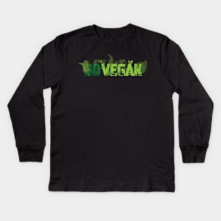 VEGAN Kids Long Sleeve T-Shirt